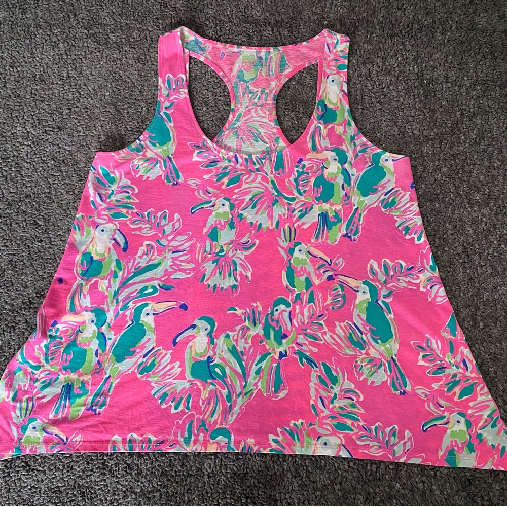 Lilly Pulitzer Monterey Tank Toucan Print - Preppy - Picture 3 of 14